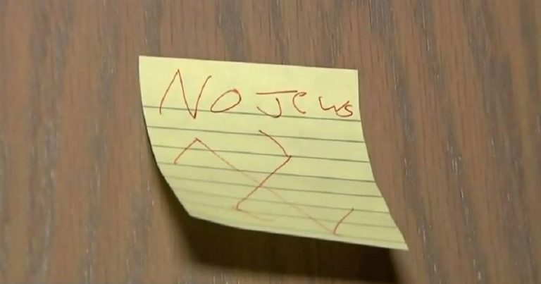 “No Jews”, Swastika notes left on Ontario doors, Jewish residents have Mezuzot vandalized “No Jews”, Swastika notes left on Ontario doors, Jewish residents have Mezuzot vandalized