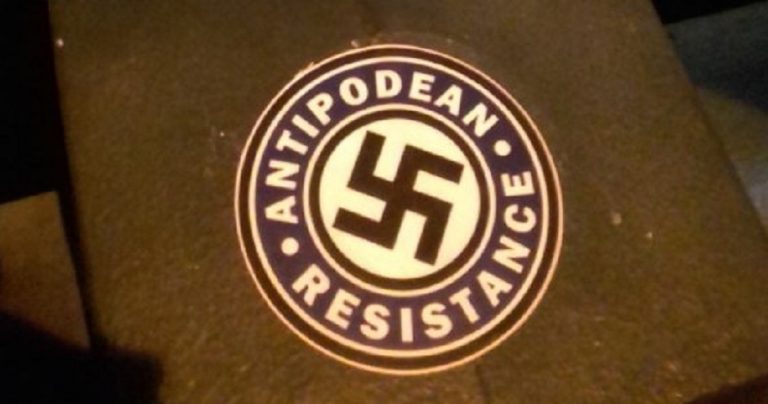 Neo-Nazi group litters Jewish neighbourhood in Melbourne with Swastika stickers Neo-Nazi group litters Jewish neighbourhood in Melbourne with Swastika stickers